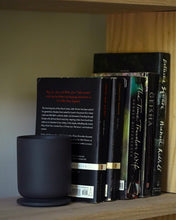 Load image into Gallery viewer, CHARCOAL BLACK Ceramic & Candle Set