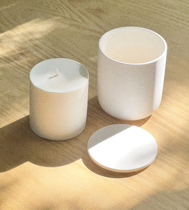 CLASSIC WHITE Ceramic & Candle Set